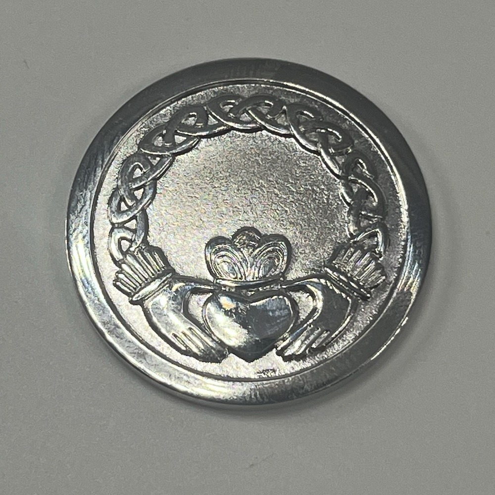 3 Set Tara Ireland Irish Coins Claddagh, Trinity & Celtic Knot Silver Rose Gold - Picture 4 of 13